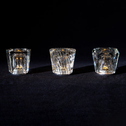 Diamant Kristal Tafellamp met Ingebouwde Accu – Draadloos & Dimbaar – Ø 8,2 cm × H 9 cm