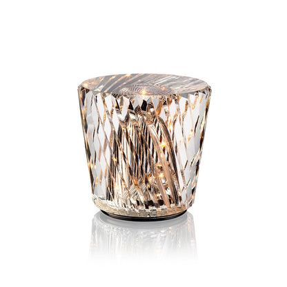 Diamant Kristal Tafellamp met Ingebouwde Accu – Draadloos & Dimbaar – Ø 8,2 cm × H 9 cm