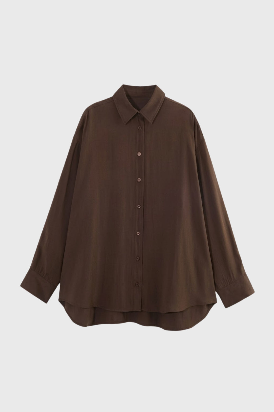 Dames Blouse Oversized Losse Fit met Knoopsluiting