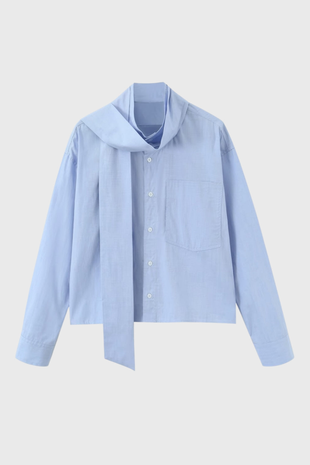 Dames Blouse met Strikdetail en Klassieke Kraag Elegante Snit - StudioMarella