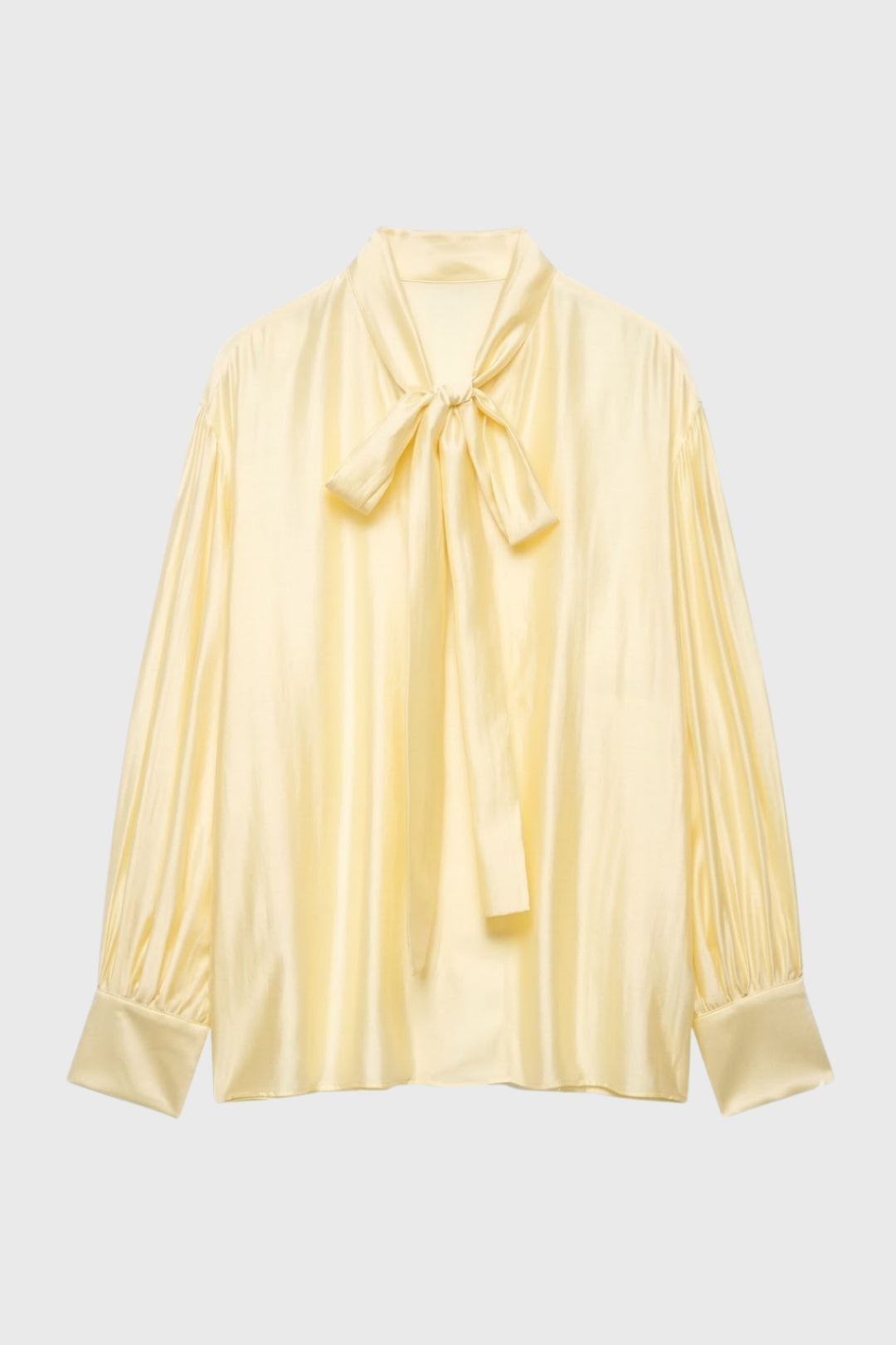 Dames Blouse Lange Mouwen met Strik Detail Elegante Stijl - StudioMarella