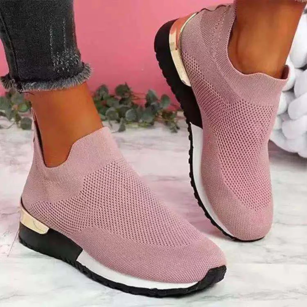 Dames Sneakers Elastisch Ademend Zonder Veters