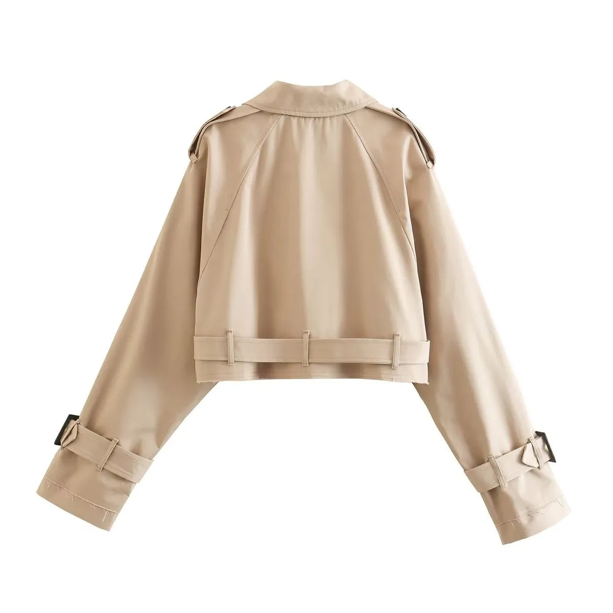 Dames Jasje Casual Met Knopen en Zijzakken - StudioMarella