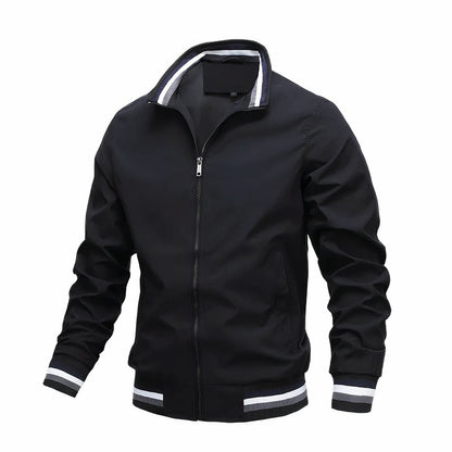 Lente Bomberjack Heren Donkerblauw Lichtgewicht