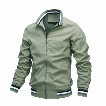Lente Bomberjack Heren Donkerblauw Lichtgewicht