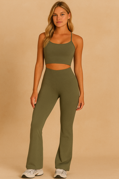 Yoga Outfit Dames Sneldrogend 2-Delig Sportkleding