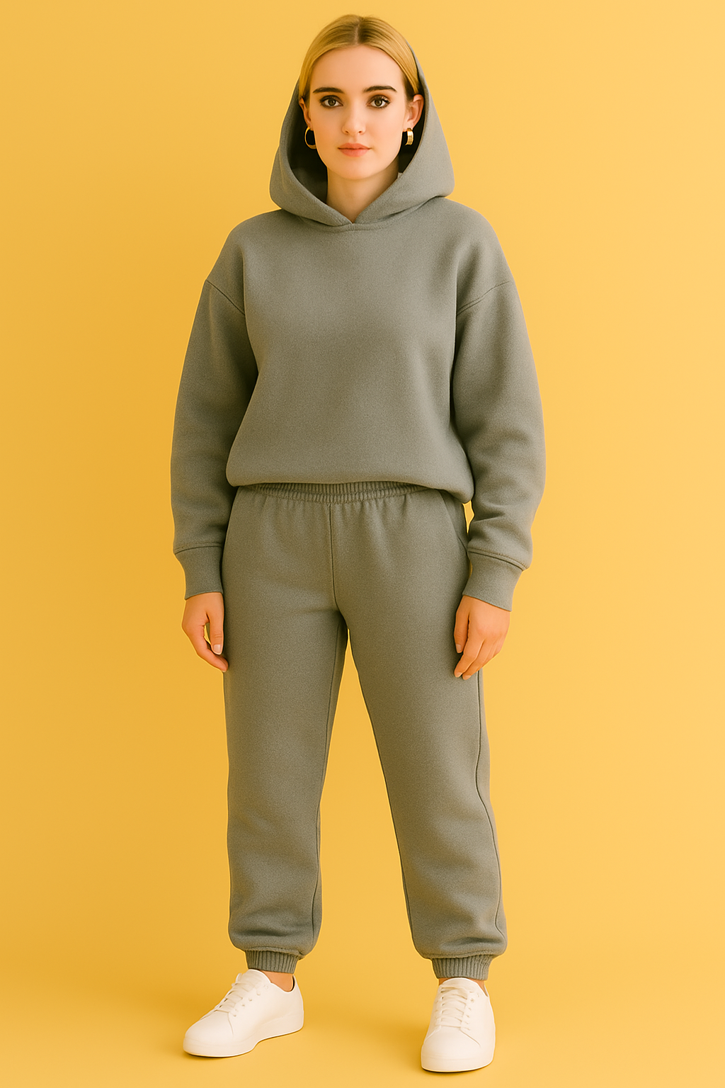 Dames Jogging Set Capuchon Zacht en Comfortabel