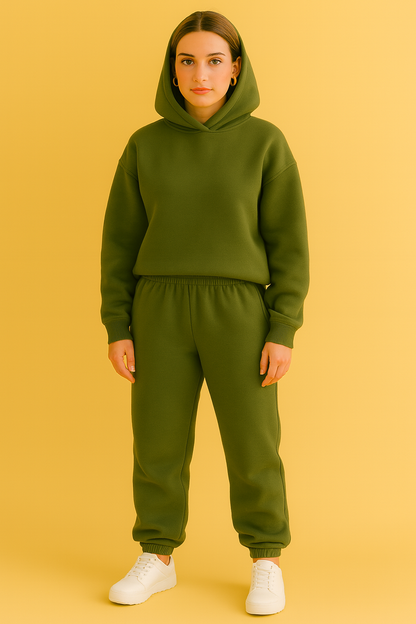 Dames Jogging Set Capuchon Zacht en Comfortabel