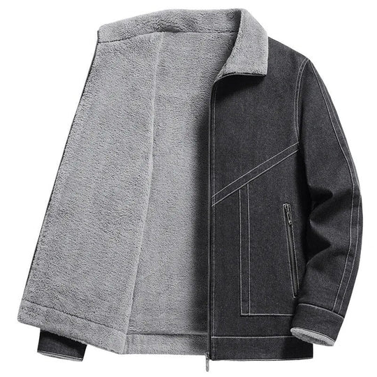 Heren Winterjas Waterdicht Denim Warm Isolatie