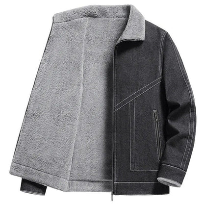 Heren Winterjas Waterdicht Denim Warm Isolatie