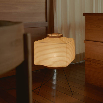 Vloerlamp Rijstpapier Japans Geometrisch 42x60cm Akari Modern Sfeerverlichting Wit