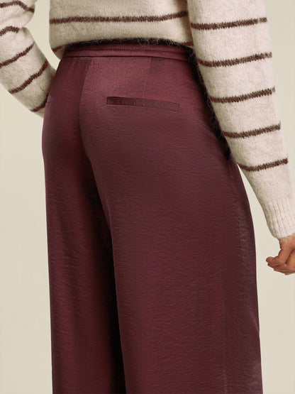 Dames Satijnen Broek Wijd Model Comfortabel