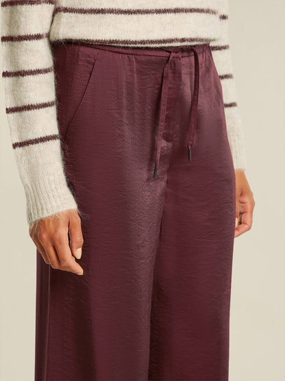 Dames Satijnen Broek Wijd Model Comfortabel