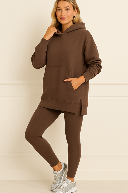 Dames Lounge Set - Zachte Hoodie en Joggingbroek