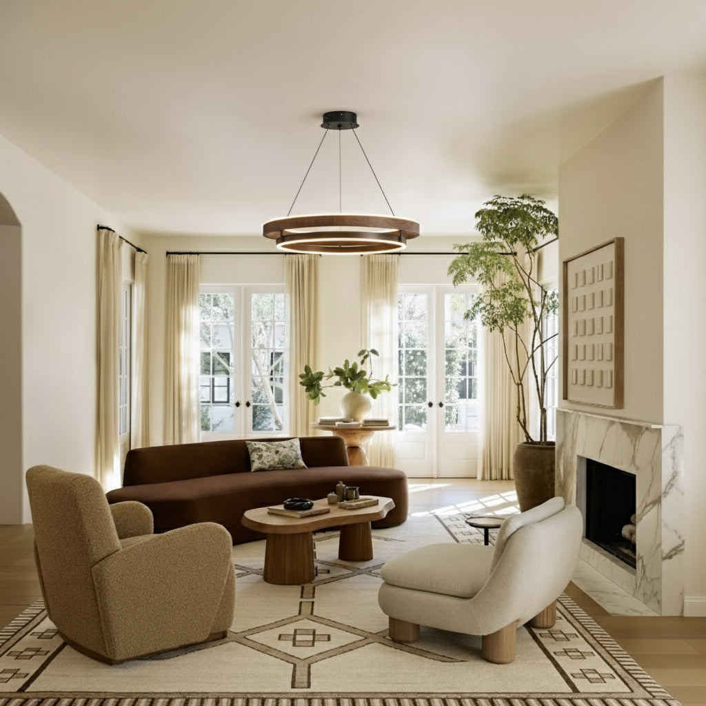 Moderne LED Hanglamp met Ringen – Design Verlichting met Warm Licht