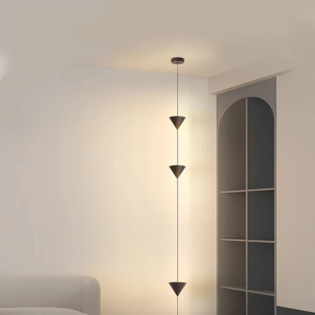 Vloer Tot Plafond Lamp LED 3,5 Meter Verstelbaar Woonkamer Slaapkamer Minimalistische Staande Designlamp Accentverlichting Thuiskantoor