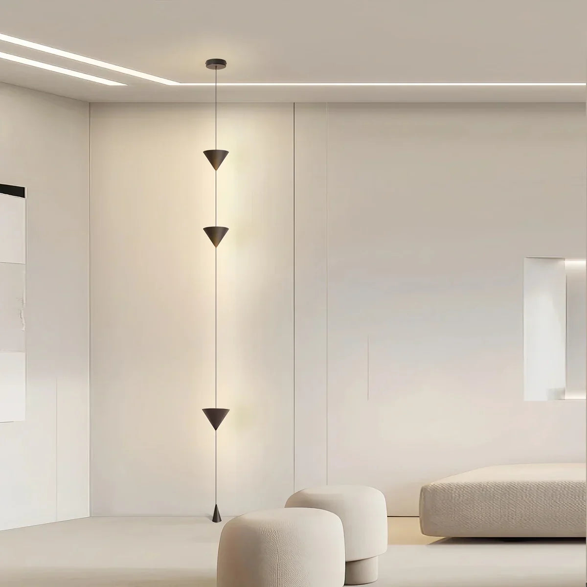 Vloer Tot Plafond Lamp LED 3,5 Meter Verstelbaar Woonkamer Slaapkamer Minimalistische Staande Designlamp Accentverlichting Thuiskantoor