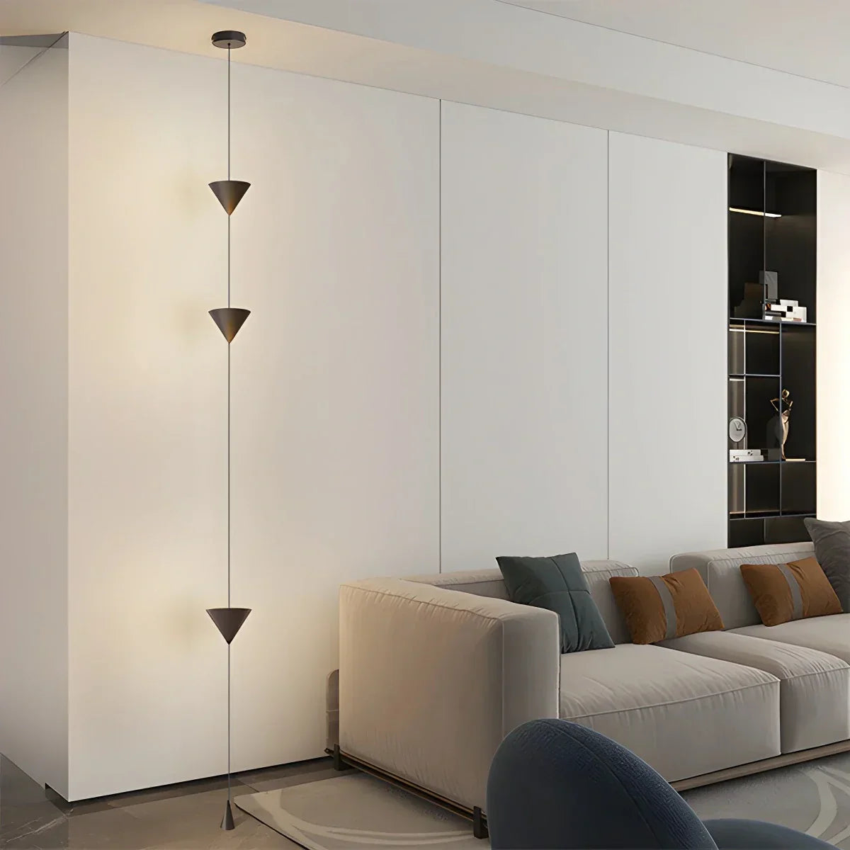 Vloer Tot Plafond Lamp LED 3,5 Meter Verstelbaar Woonkamer Slaapkamer Minimalistische Staande Designlamp Accentverlichting Thuiskantoor