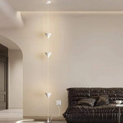 Vloer Tot Plafond Lamp LED 3,5 Meter Verstelbaar Woonkamer Slaapkamer Minimalistische Staande Designlamp Accentverlichting Thuiskantoor