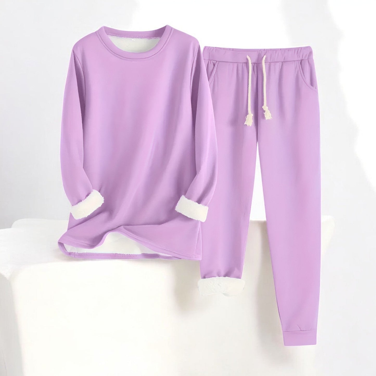Dames Fleece Set Warm Thermo Isolatie