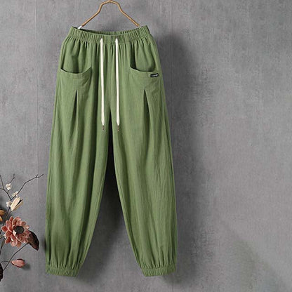 Vrouwelijke Joggingbroek Effen Kleur Comfortabel