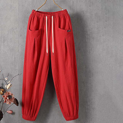 Vrouwelijke Joggingbroek Effen Kleur Comfortabel