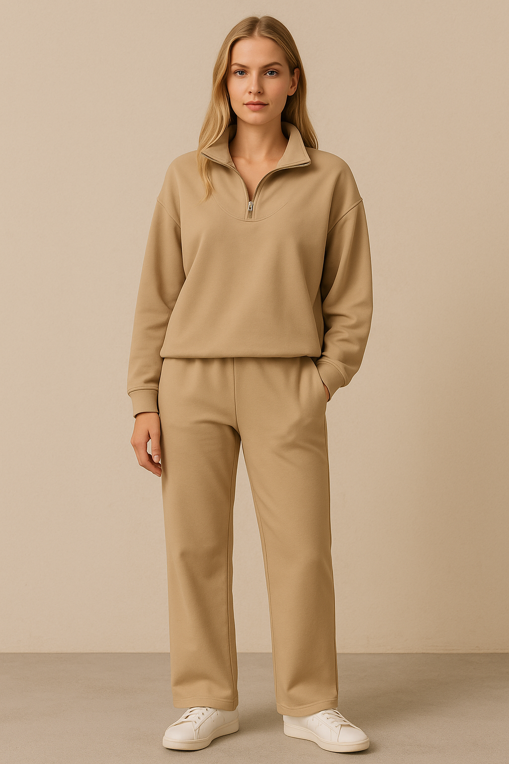 Dames Broek Set Tweedelig Elegant en Comfortabel