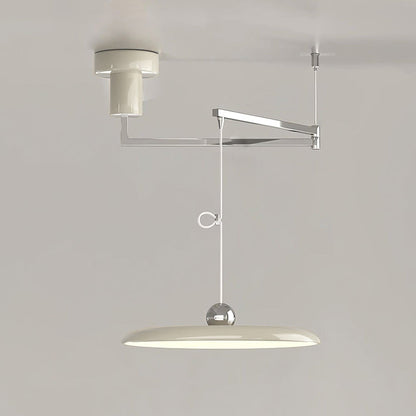 Hanglamp Verstelbaar Metaal Acryl Rood Groen Beige Rond Industrieel Woonkamer Eetkamer