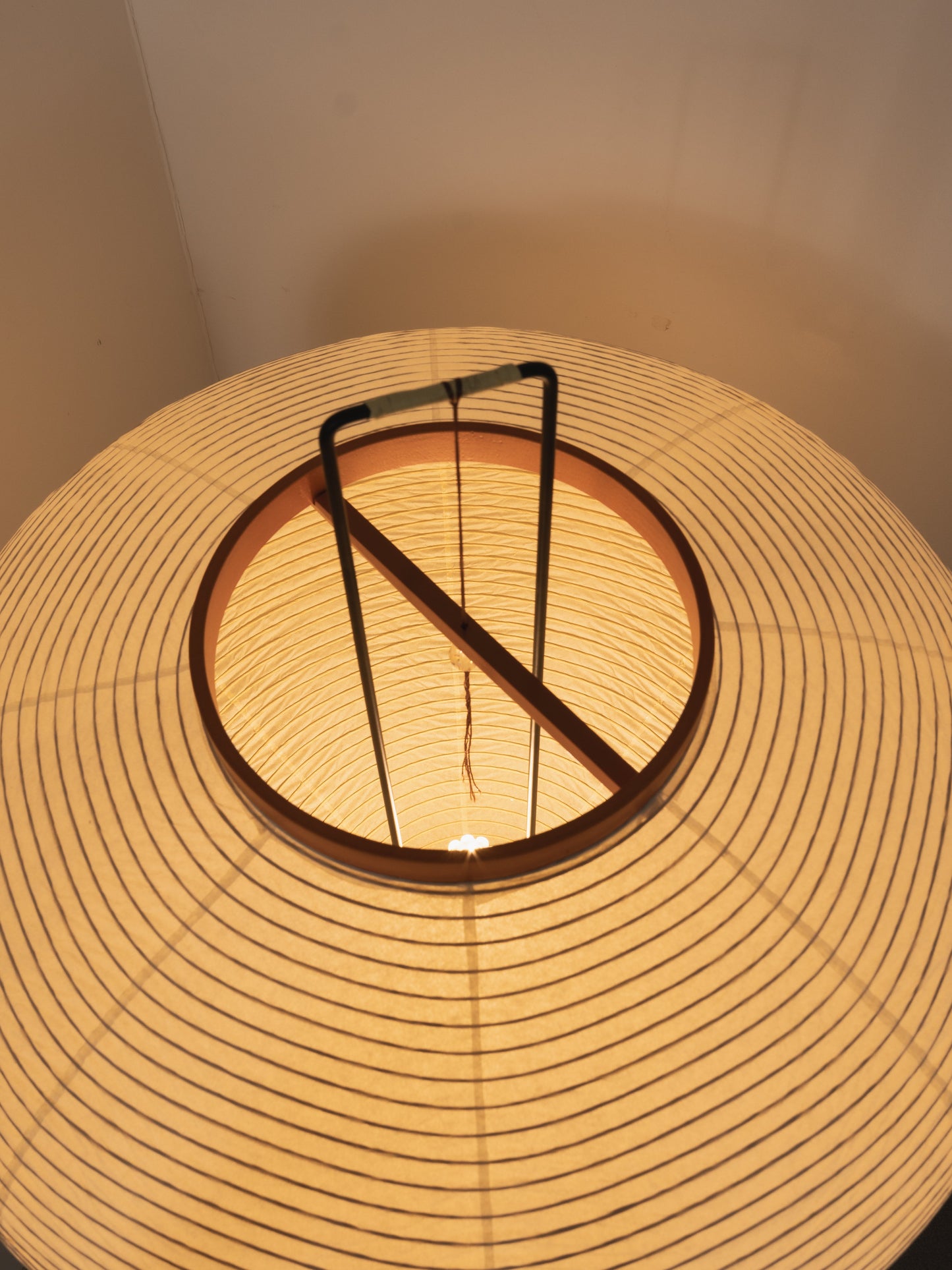 Akari Vloerlamp Mulberypapier Metaal Japanse Stijl Woonkamer