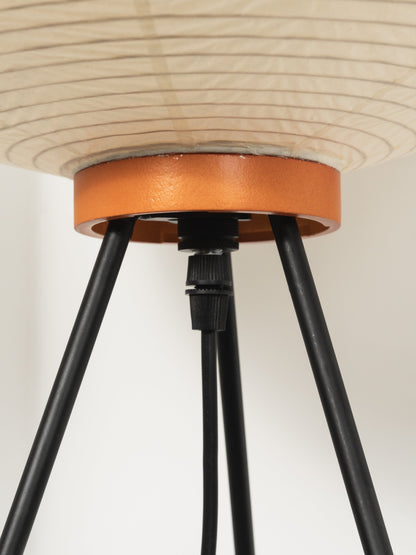 Akari Vloerlamp Mulberypapier Metaal Japanse Stijl Woonkamer