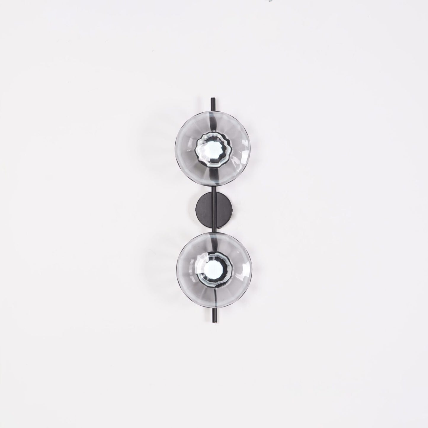 Wandlamp Glas Rond Scandinavisch LED 5W Zwart Goud 20cm Design