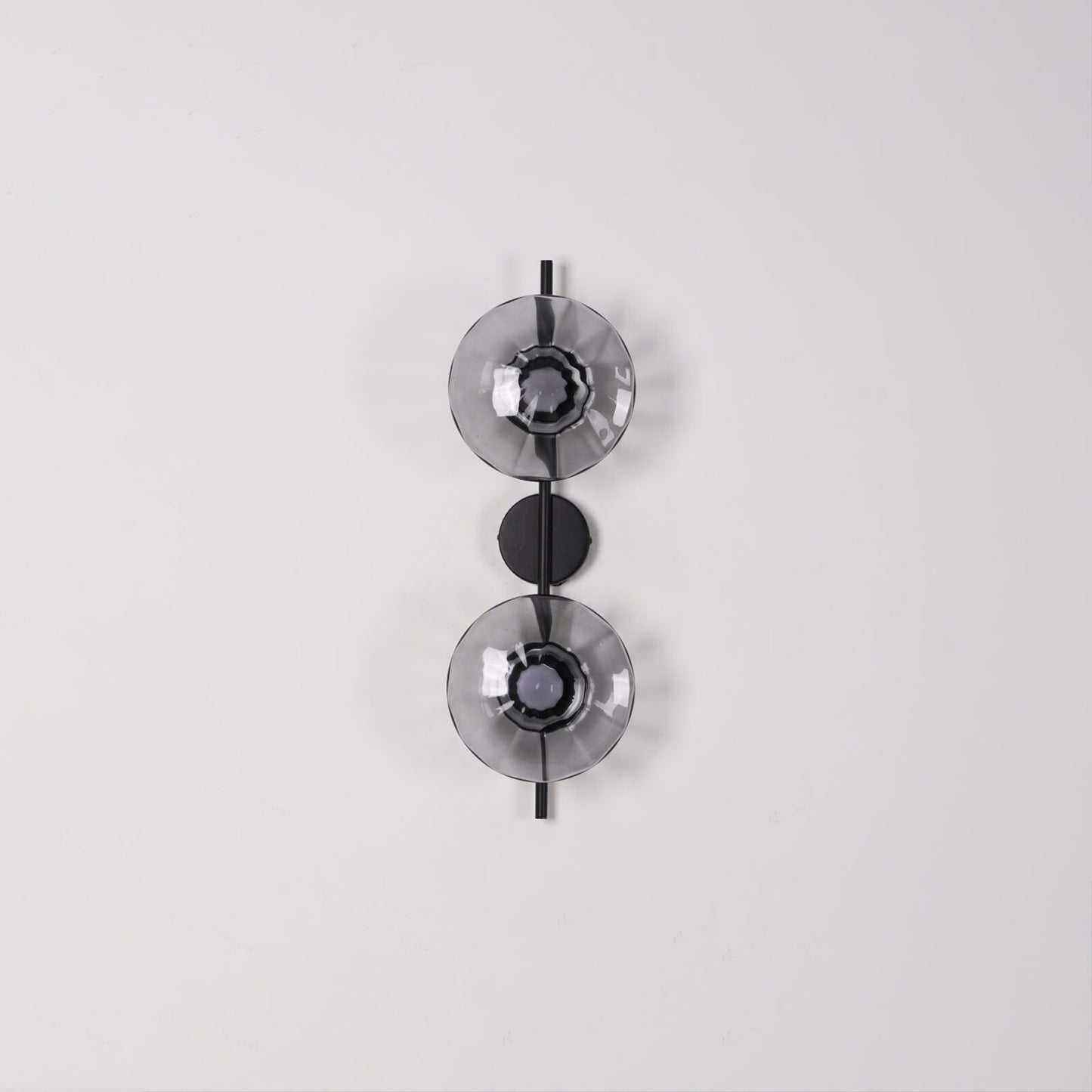 Wandlamp Glas Rond Scandinavisch LED 5W Zwart Goud 20cm Design