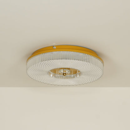 LED Plafondlamp Rond IJzer Acryl Dimbaar 3000K 4000K 6000K Zwart Wit Goud