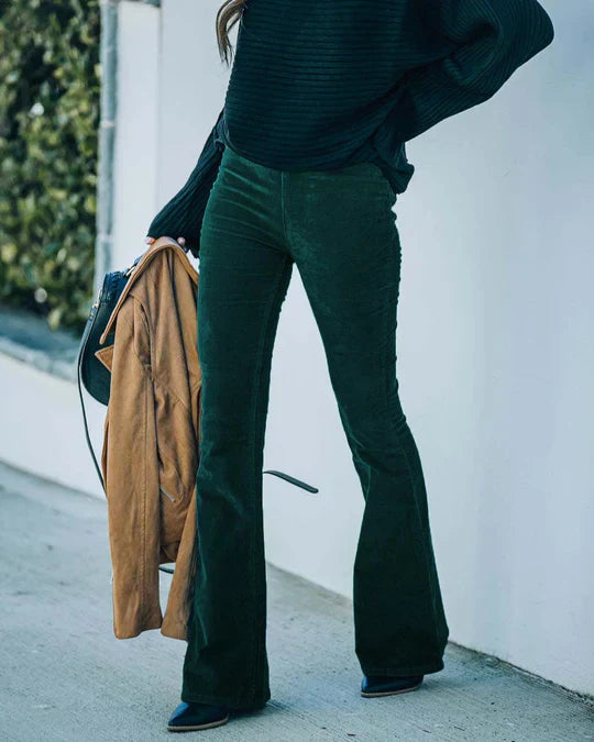 Wijdvallende Broek Flared Stijl Modieus - StudioMarella
