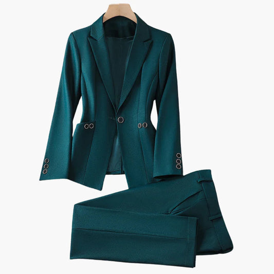 Dames Blazerset Elegante Stof Geschikt voor Werk - StudioMarella