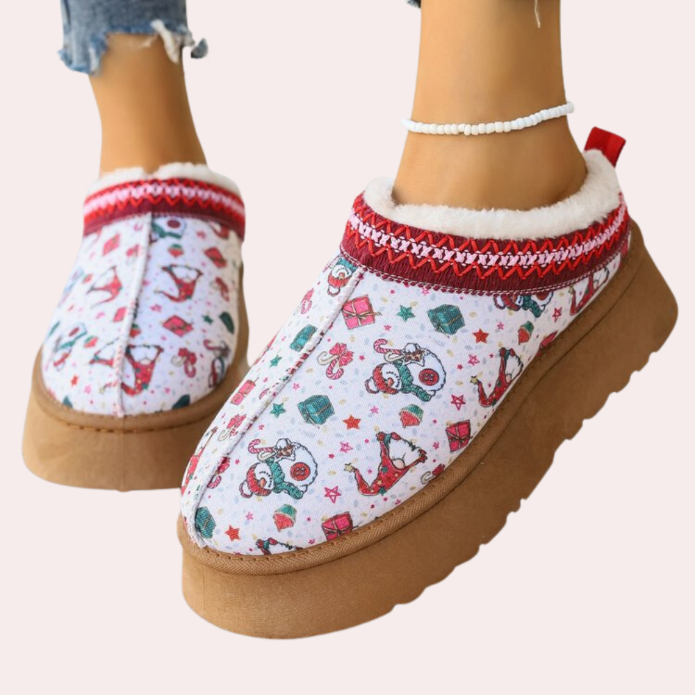 Daisy Dames Slippers | Zachte Bontvoering, Antislip Zool 1
