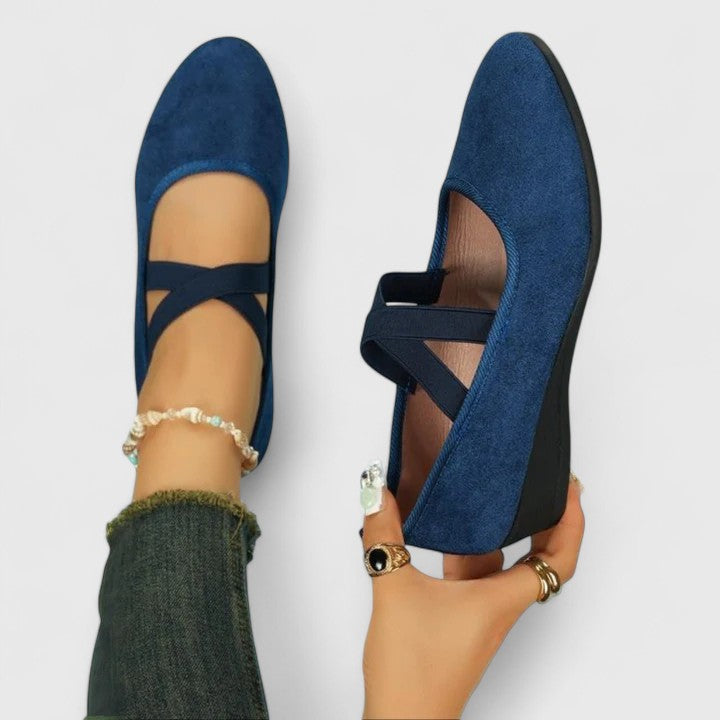 Dalia Dames Flats | Elegante Kruisbandjes, Comfortabele Pasvorm 1