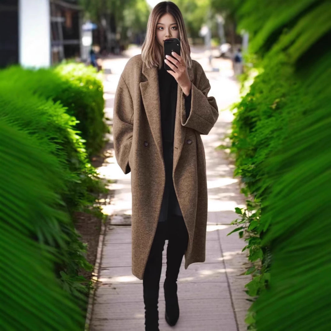 Valentina Oversized Wol Coat Elegante Design