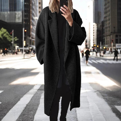 Valentina Oversized Wol Coat Elegante Design