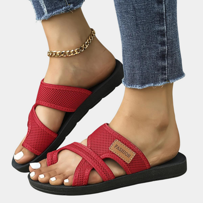 Dames Sandalen Comfortabel Ademend Leer - StudioMarella