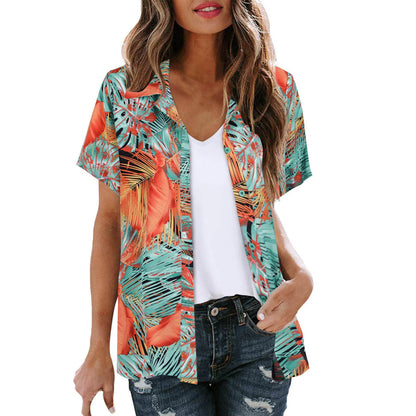 Vrouwelijke Zomerblouse Bloemenprint Licht en Luchtig