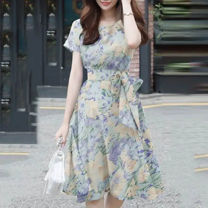 Bloemenprint Jurk Bohemien Stijl Zomerjurk - StudioMarella