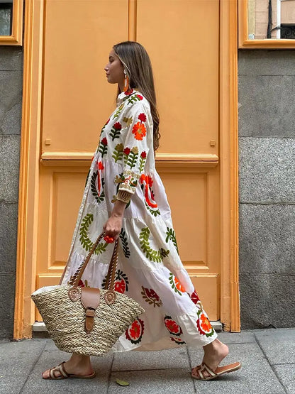 Dames Maxijurk Boho Stijl Zomer Jurk Lange Jurk