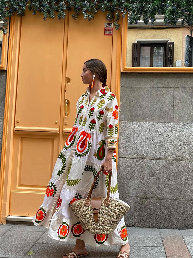 Dames Maxijurk Boho Stijl Zomer Jurk Lange Jurk - StudioMarella