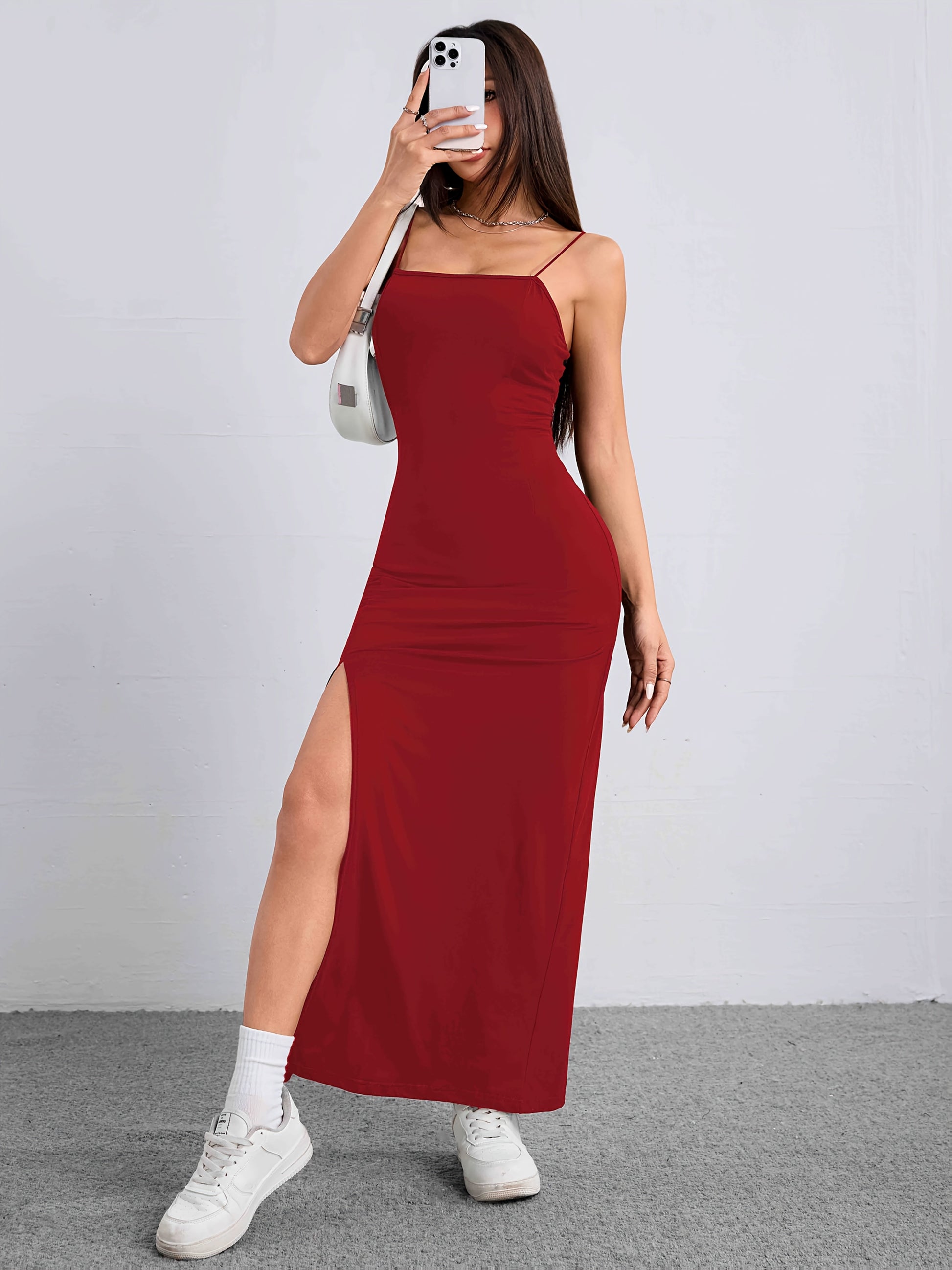 Dames Cami Casual Maxi Zomerjurk - Pamela