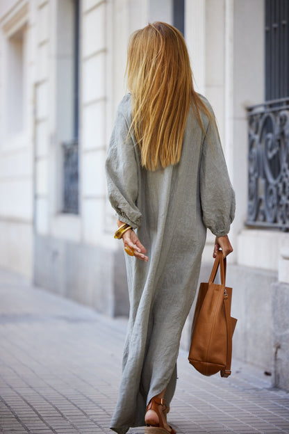 Dames Casual Bohemian Maxi Dress - Emely