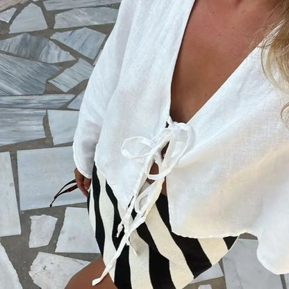 Vrouwelijke Zomer Blouse Licht en Luchtig