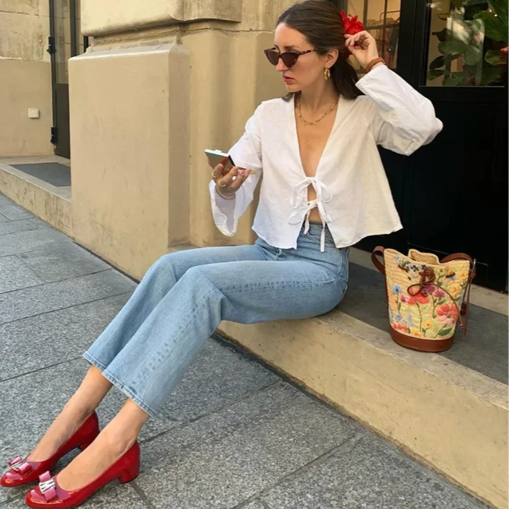 Vrouwelijke Zomer Blouse Licht en Luchtig