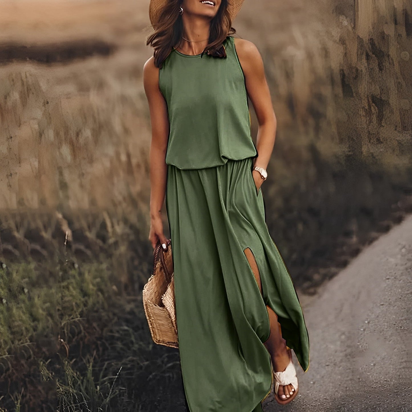 Dames Casual Maxi Zomerjurk - Natalie