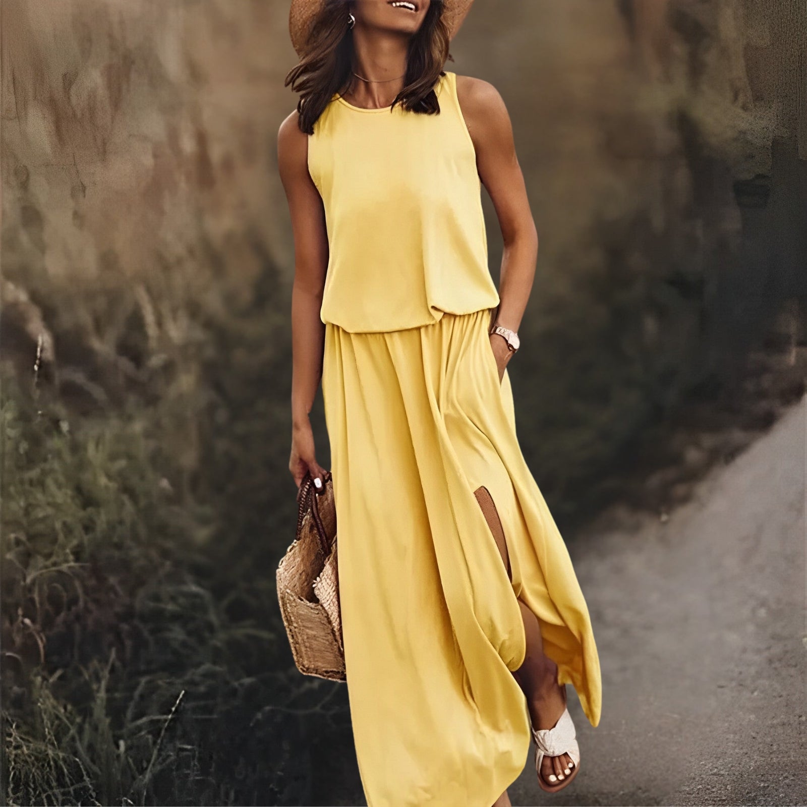 Dames Casual Maxi Zomerjurk - Natalie
